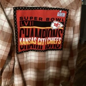 Kansas City Chiefs Super Bowl LVII Plaid Shirt